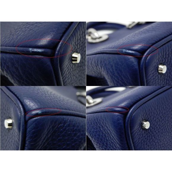 Christian Dior Taurillon Leather Indigo Hardware Diorissimo - Picture 3 of 5